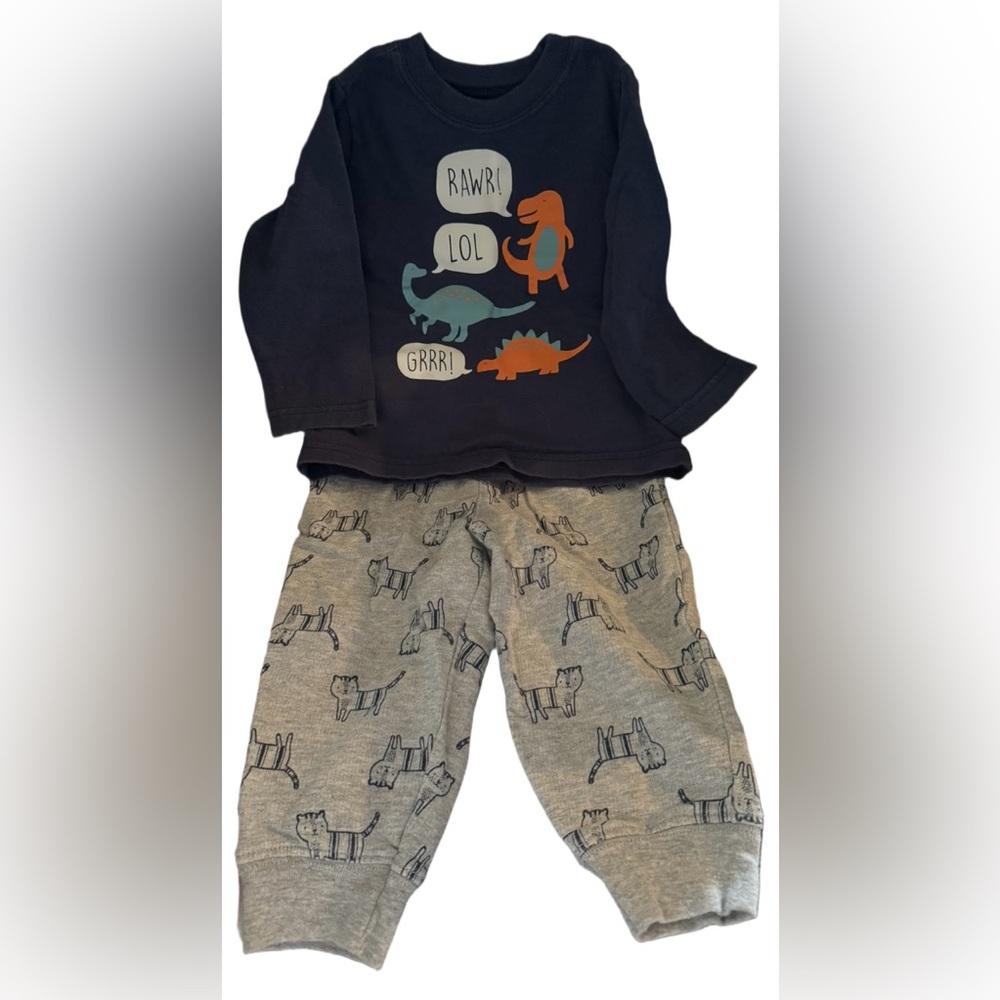 (2/10$)•Carter's Navy and Gray Matching Set•